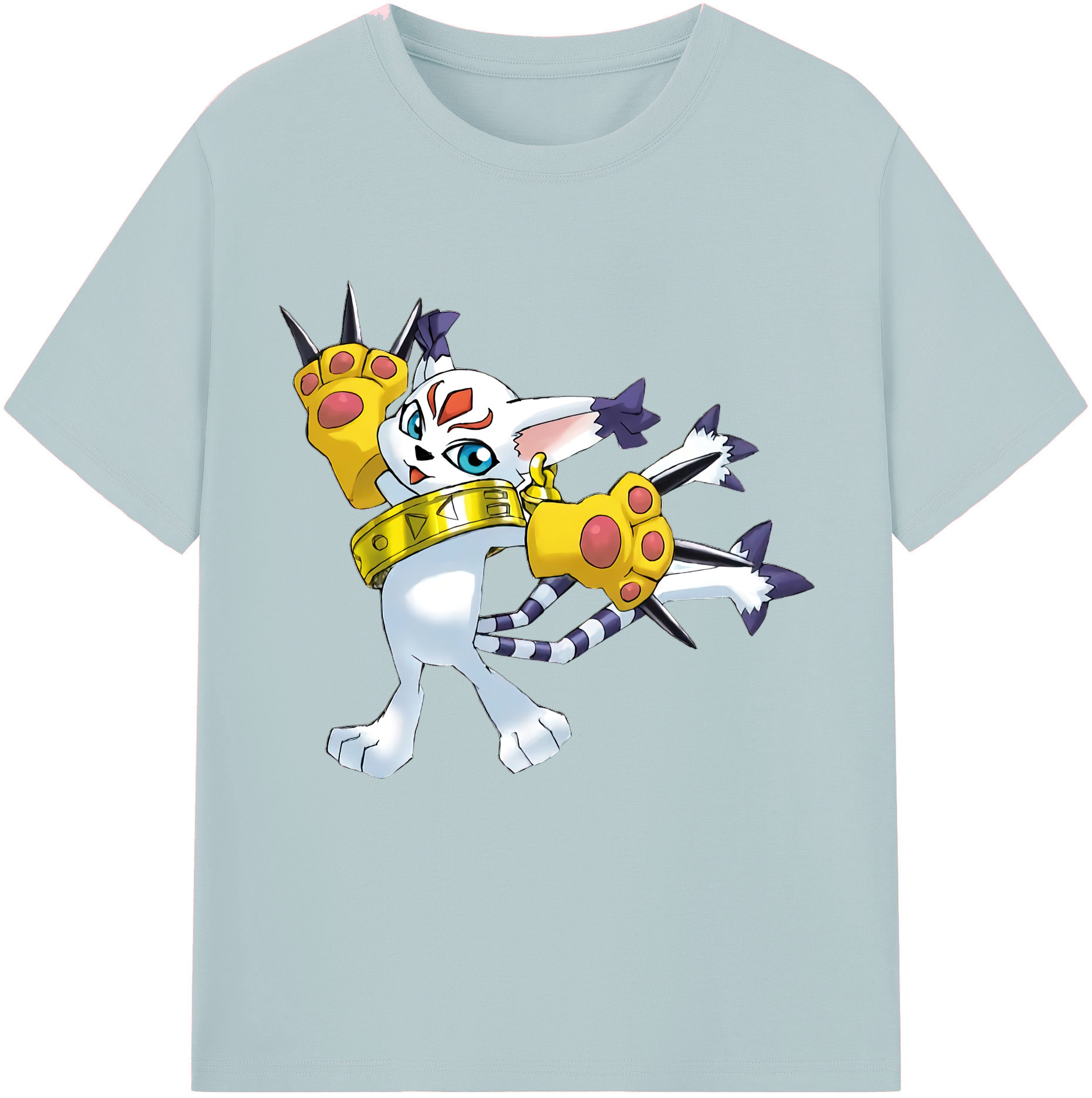 （画像用） Digimon デジタルモンスター/デジモン 綿100％半袖Tシャツ（フロントプリント）